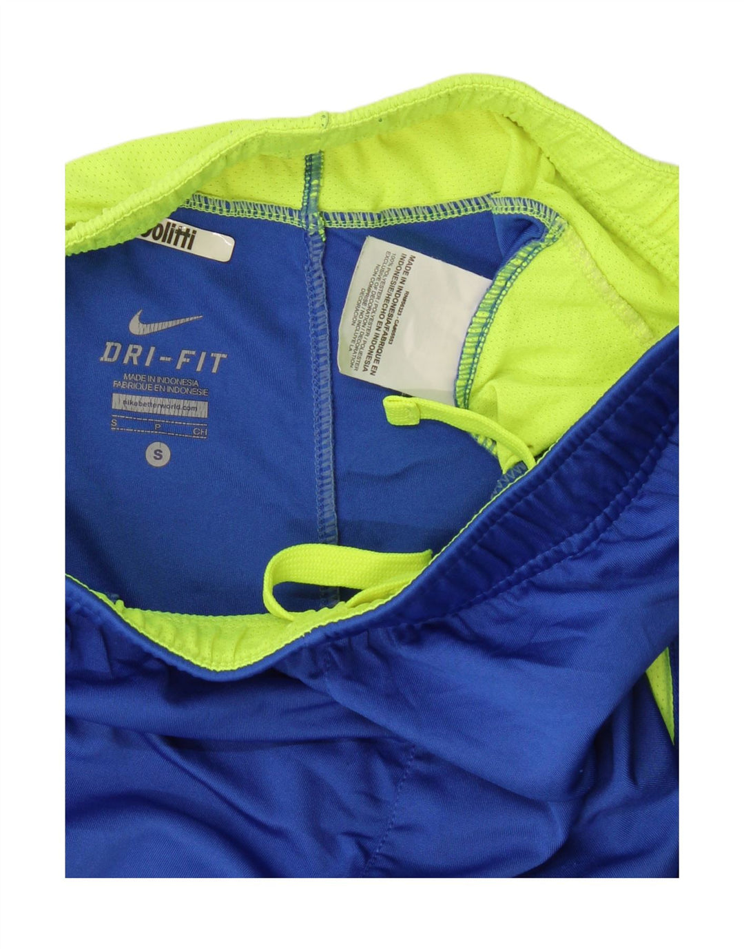 Pantaloni scurți sport Nike Dri Fit pentru băieți 8-9 ani, mici, albastru, poliester color bloc
