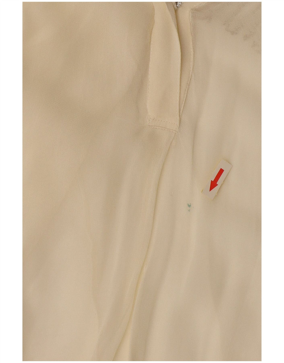 Bluză Mango pentru femei See Through Top UK 12 Medium Off White Viscose