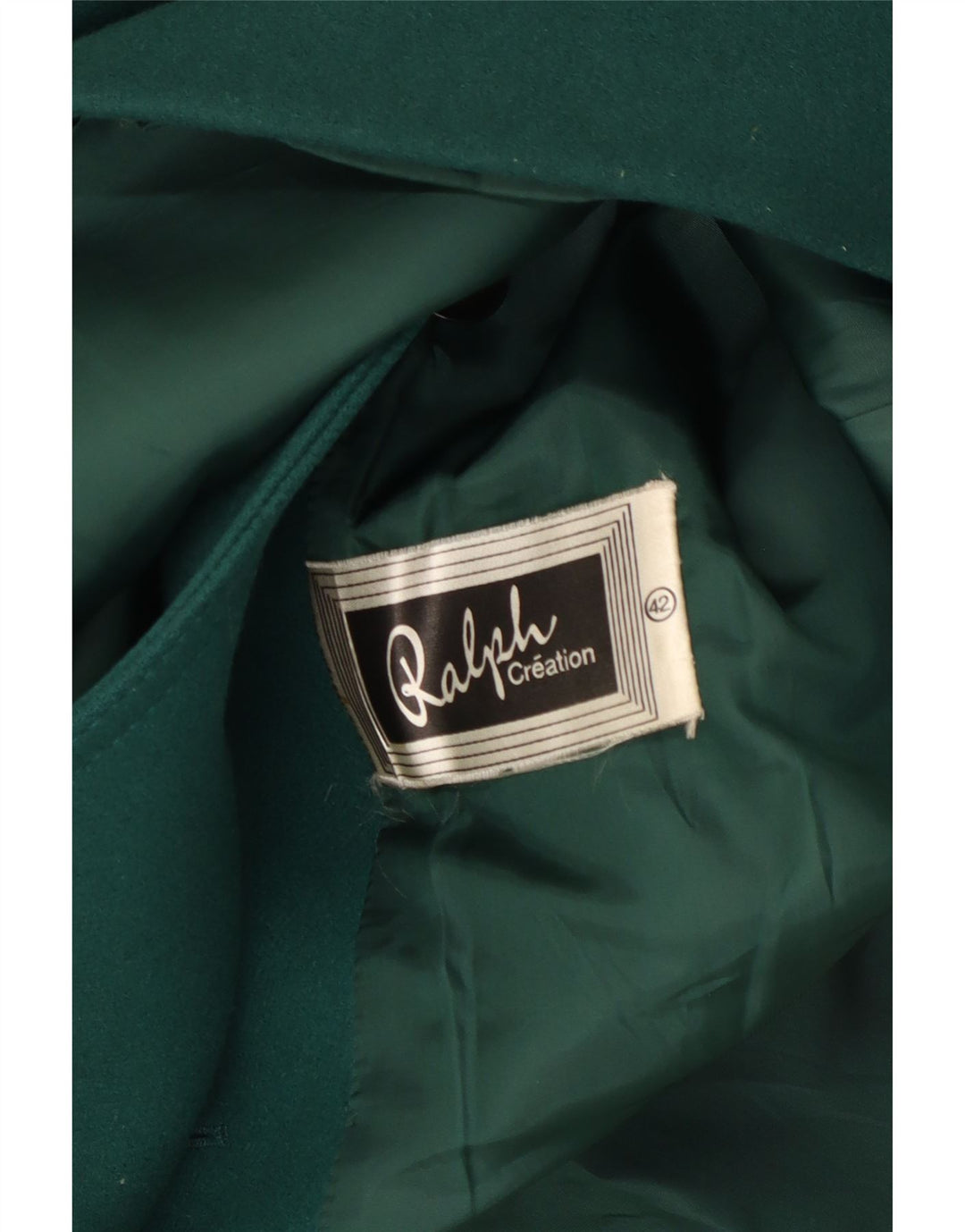 Palton dublu pentru femei RALPH IT 42 verde mediu