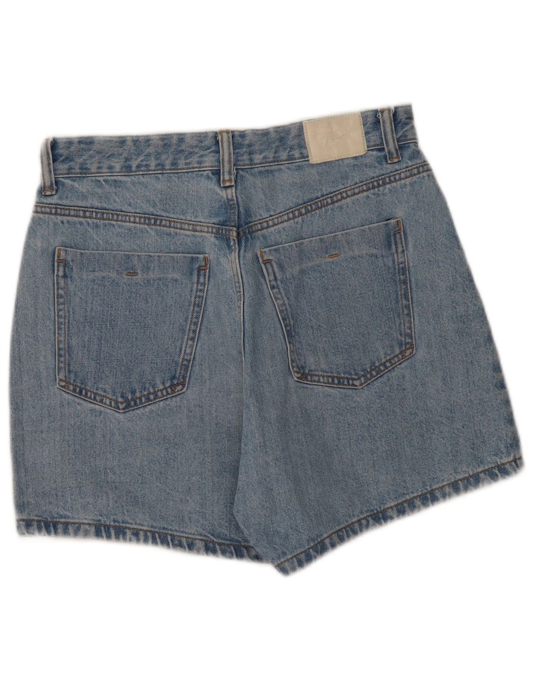 Pantaloni scurți din denim cu talie înaltă pentru femei Zara EU 40 Medium W30 Albastru
