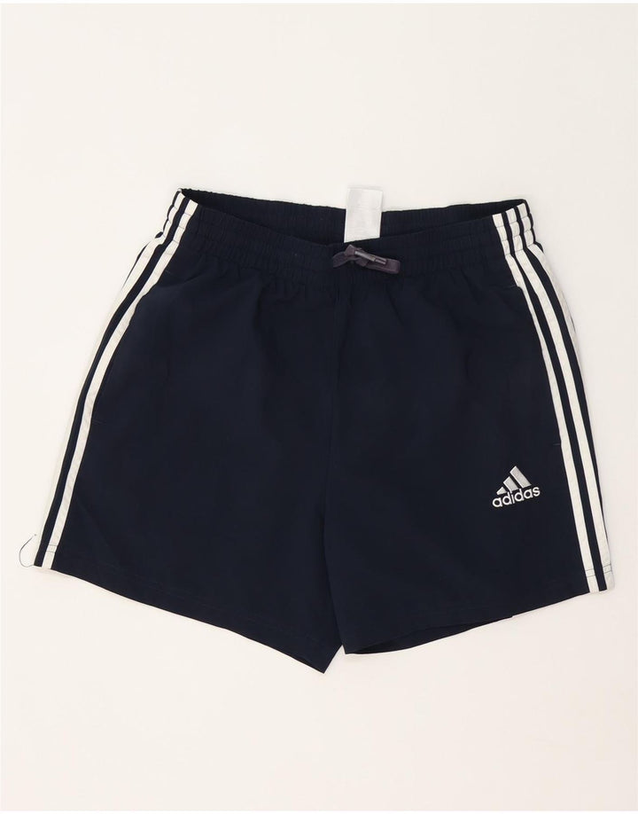 Pantaloni scurți sport Adidas pentru bărbați, poliester mediu bleumarin