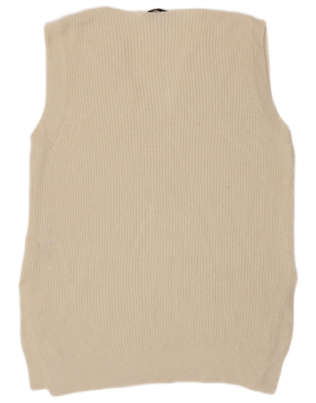 Zara Barbati Vesta Tank Top Mic Bej Bumbac