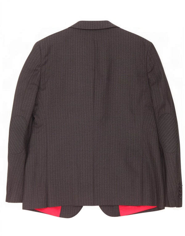 Sacou Tommy Hilfiger pentru bărbați, cu 2 nasturi, IT 56 3XL, gri cu dungi