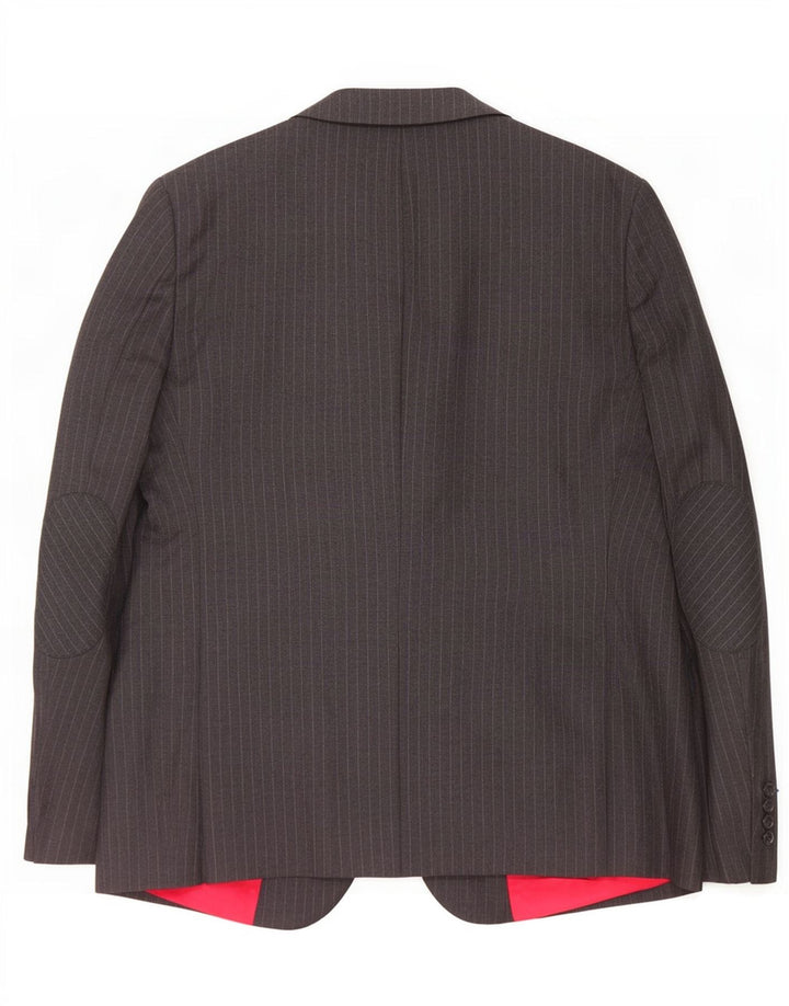 Sacou Tommy Hilfiger pentru bărbați, cu 2 nasturi, IT 56 3XL, gri cu dungi