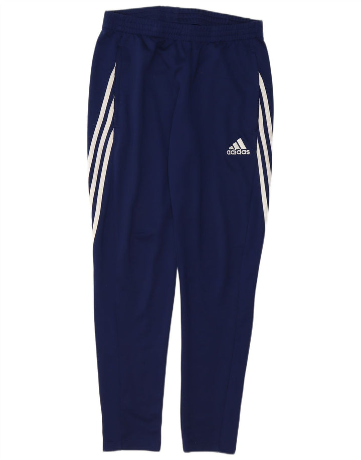 Pantaloni de trening Adidas Climalite pentru bărbați, poliester mediu bleumarin