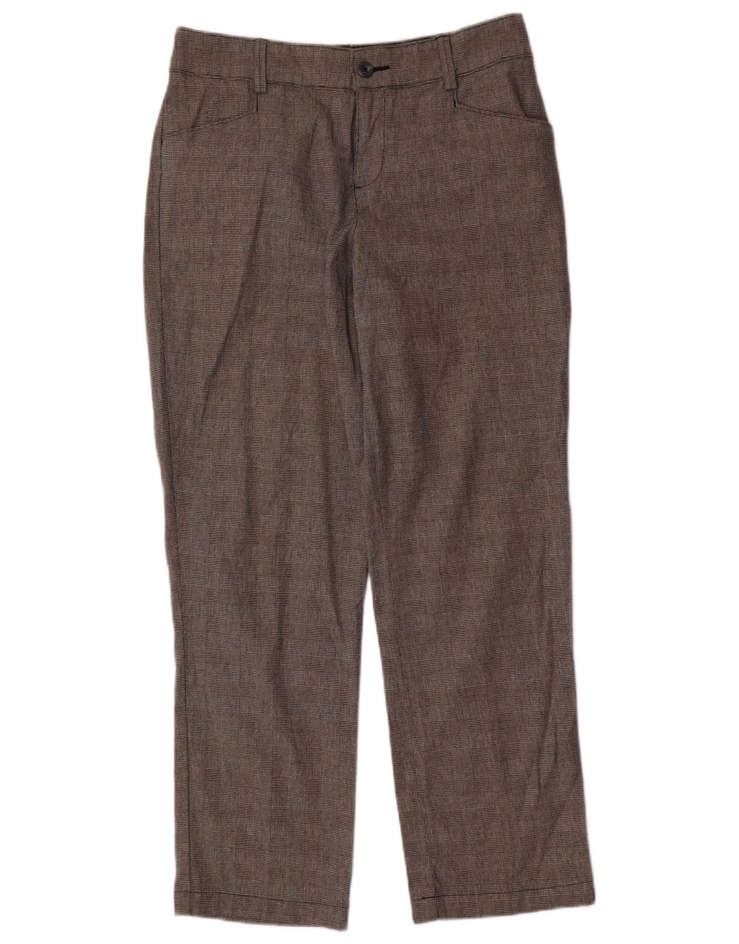 Pantaloni casual LEE pentru femei, cu croiala relaxată, US 8 Medium W32 L29 Gri Check