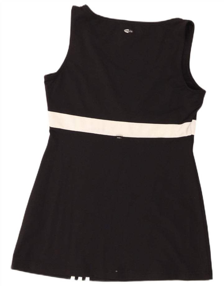 Vest Top Climalite pentru femei Adidas UK 14 Medium Black Colorblock Poliester