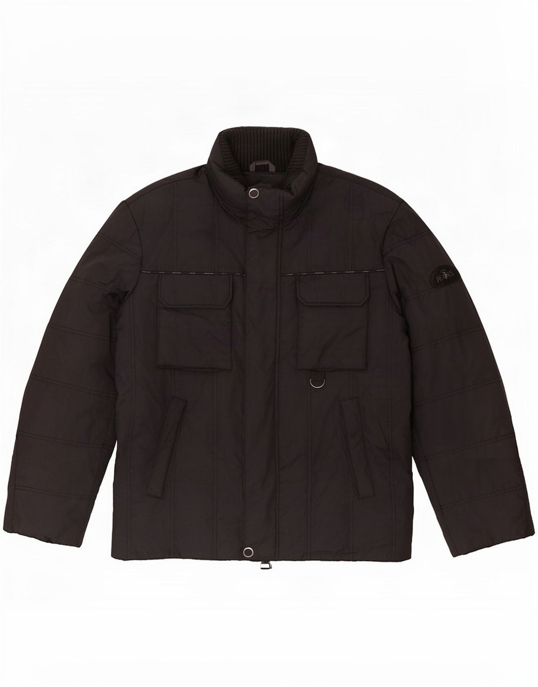 Jachetă căptușită pentru bărbați Trussardi Jeans IT 48 Poliester mediu negru