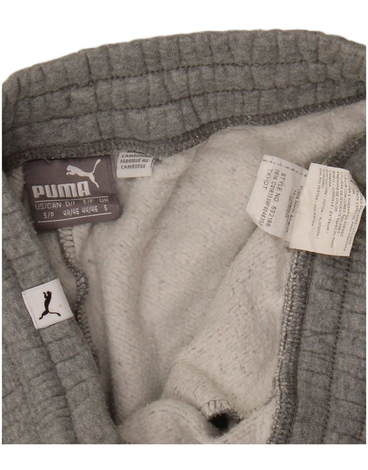 Pantaloni de trening PUMA pentru bărbați, bumbac gri mic