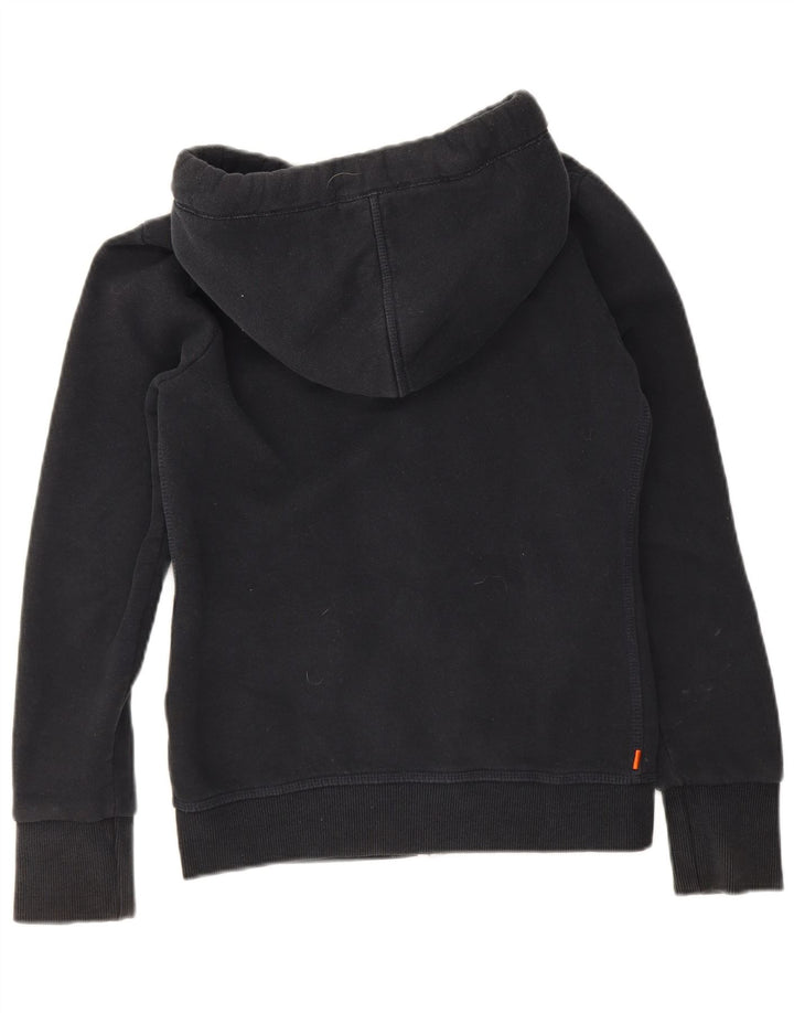 Pulover Superdry pentru bărbați, cu fermoar, bumbac, albastru