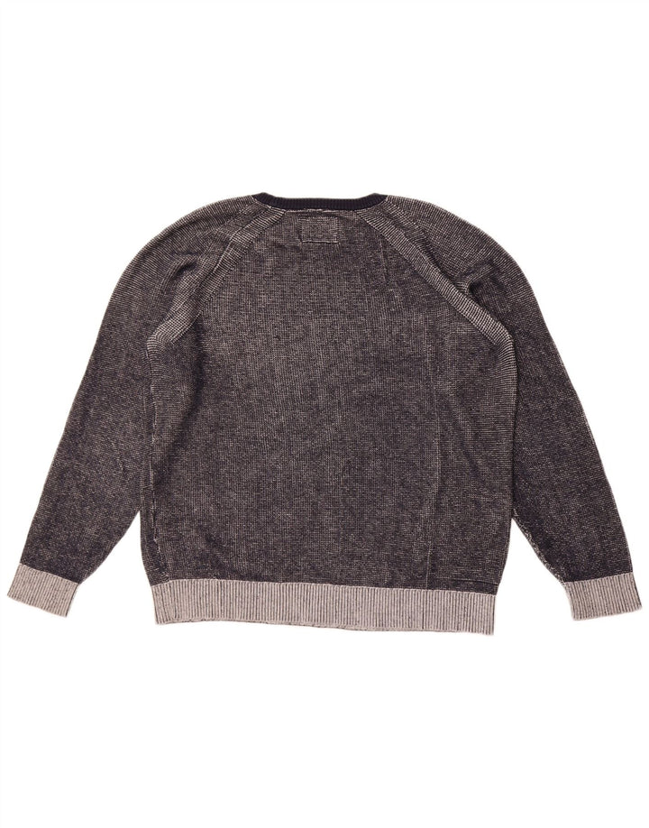 Pulover Jack & Jones pentru bărbați, cu gât crew, XL, bumbac gri