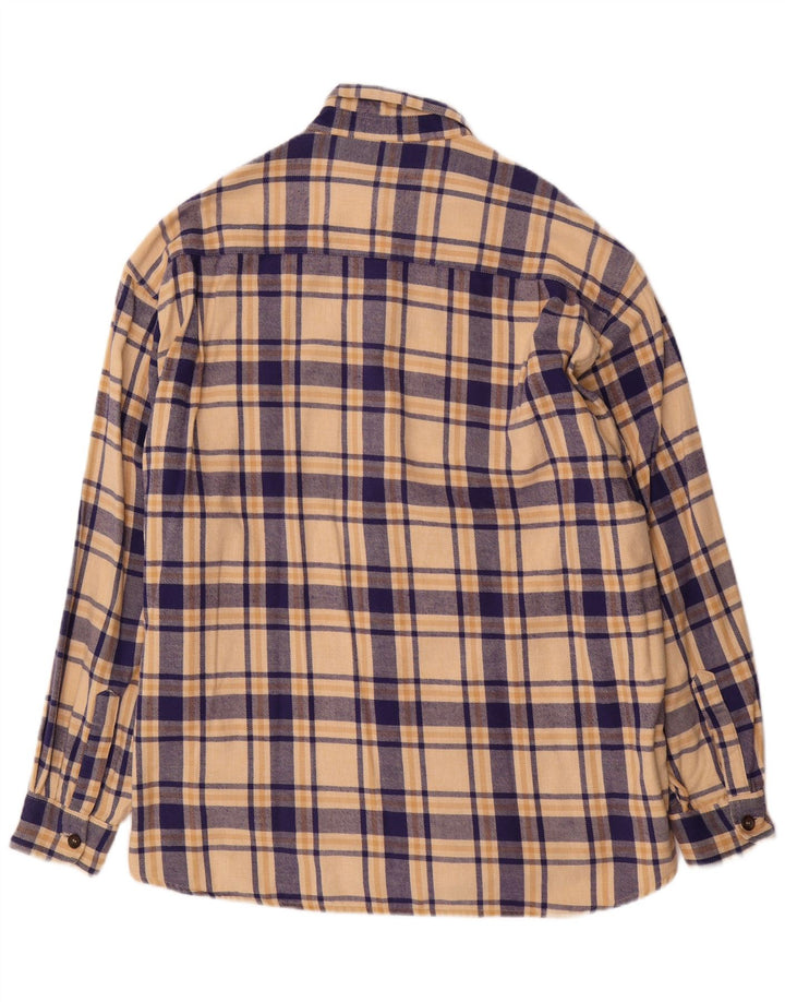Cămașă de flanel pentru bărbați Ellesse, XL, bej, din bumbac