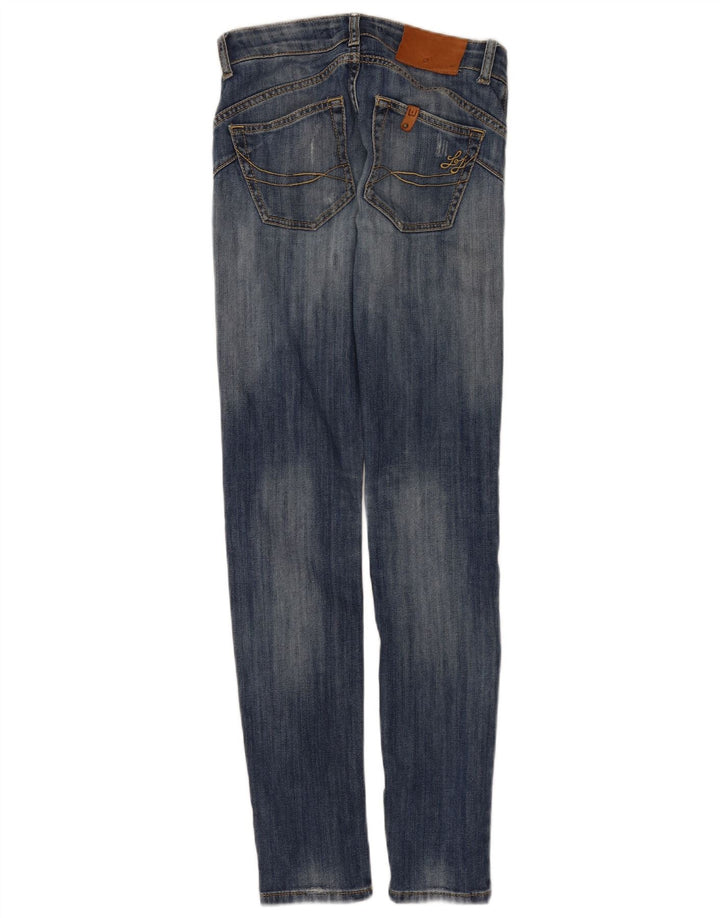 Blugi skinny pentru femei Liu Jo W26 L31 albastru