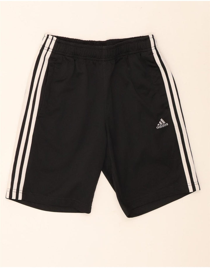 Pantaloni scurți sport adidas băieți 13-14 ani poliester negru