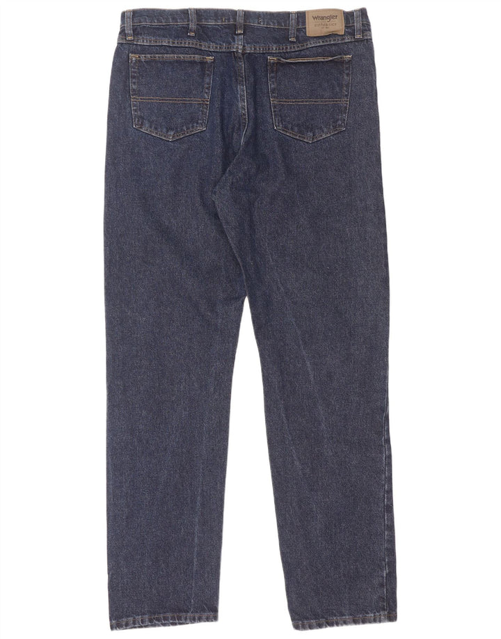 Blugi drepti pentru bărbați Wrangler W40 L36 bumbac bleumarin
