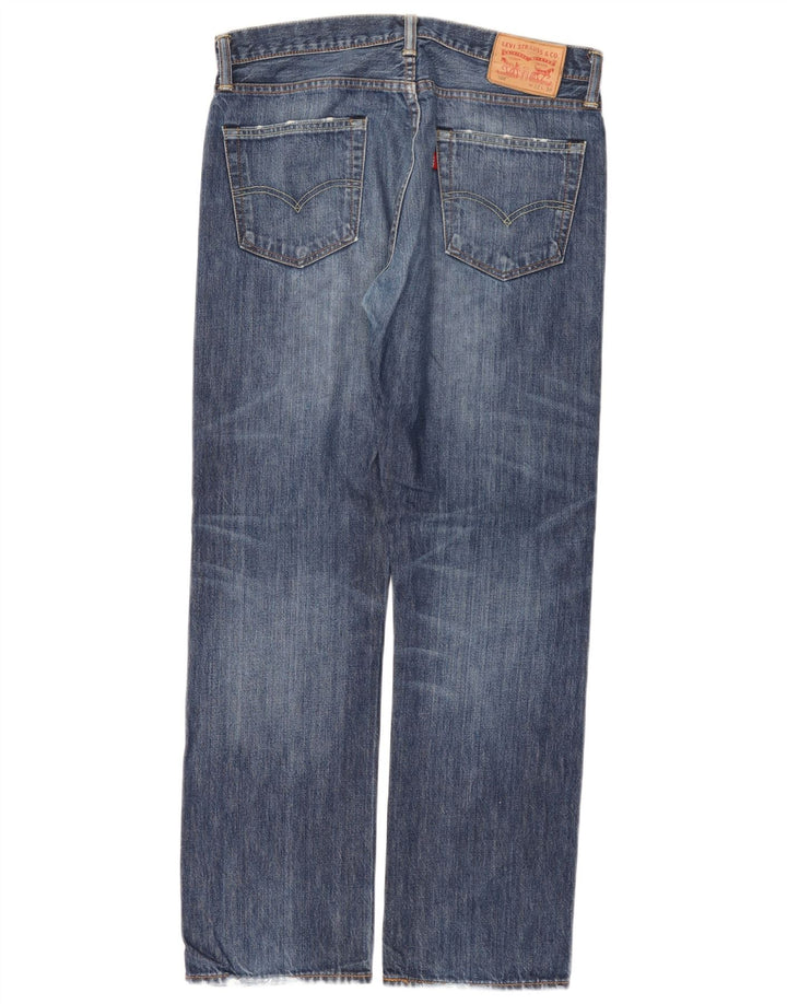 Blugi drepti pentru bărbați Levi's 504 W32 L30 albastru