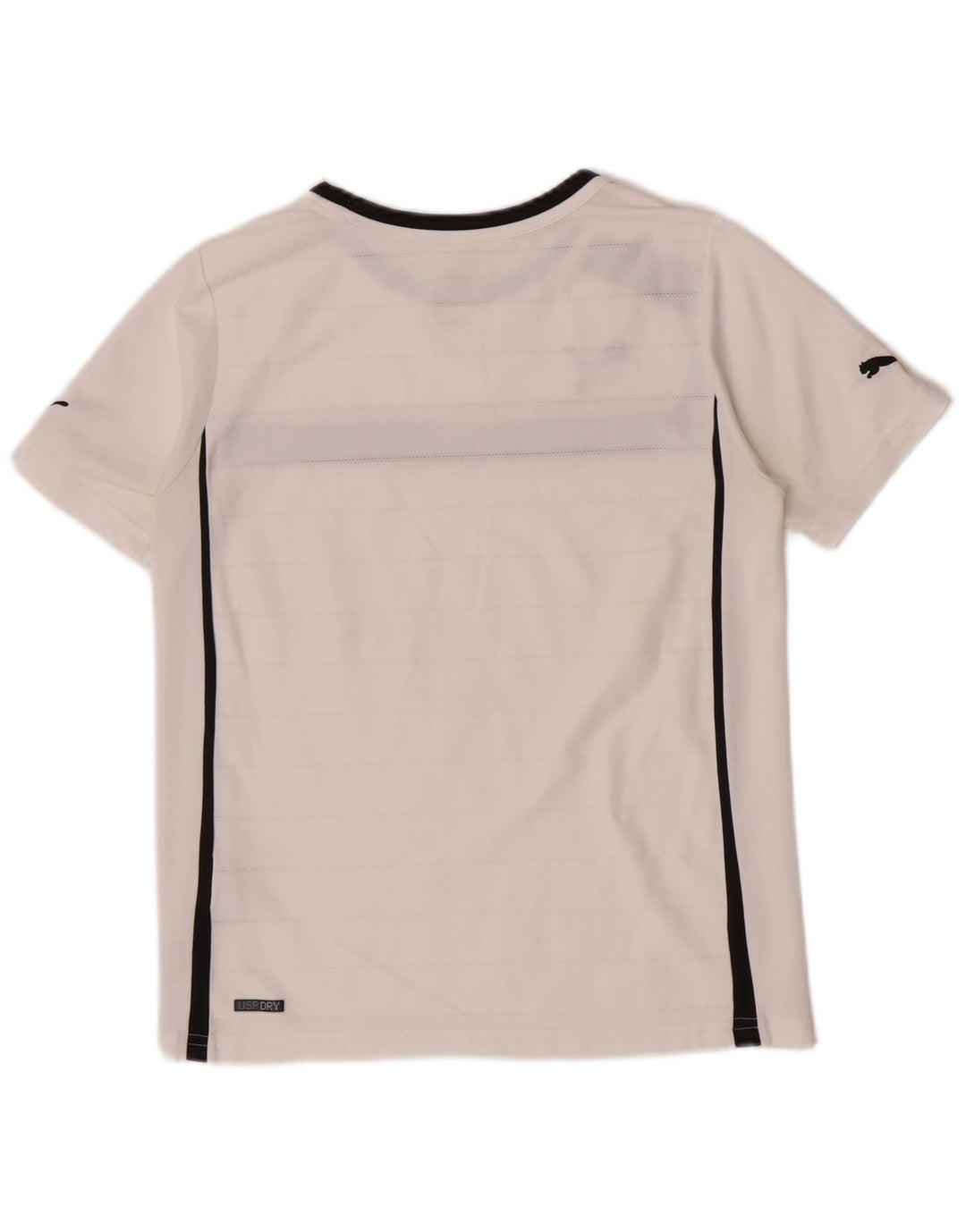 Tricou cu grafică obișnuită Puma pentru băieți Top 11-12 ani, alb, bloc de culoare