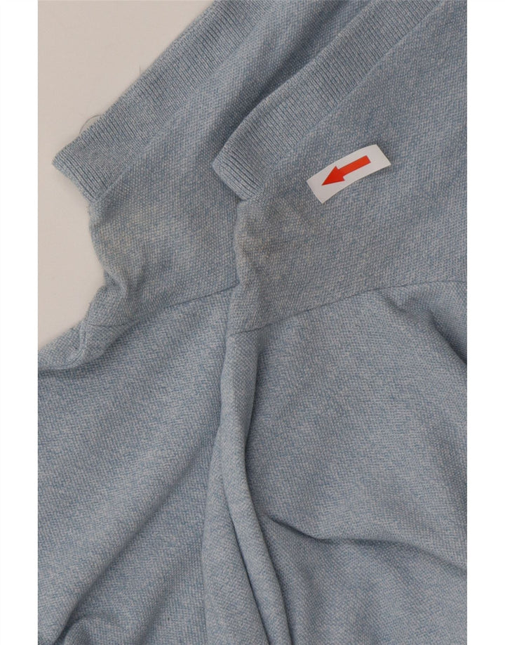 Cămașă polo HOLLISTER pentru bărbați din bumbac albastru mic