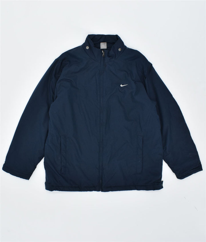 Jachetă de vânt pentru bărbați NIKE UK 42/44 Poliester mare bleumarin
