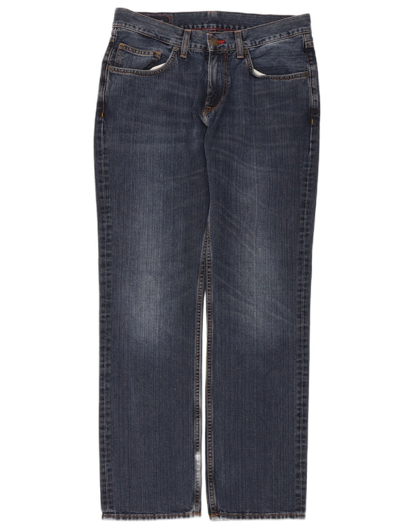 Blugi drepți pentru bărbați Tommy Hilfiger W32 L32 bumbac bleumarin