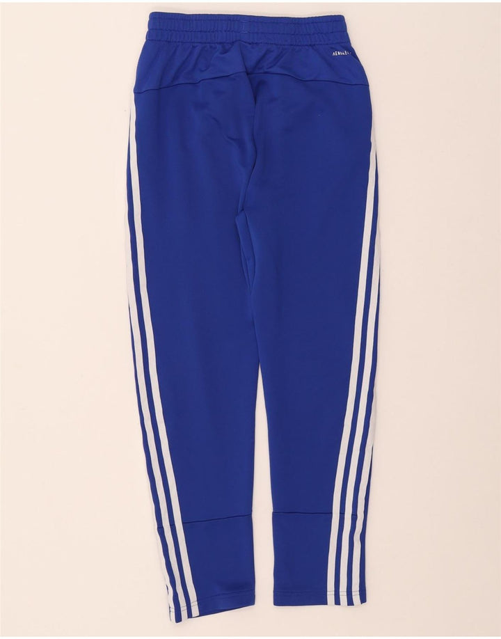 Pantaloni de trening ADIDAS Aeroready pentru baieti 9-10 ani poliester albastru