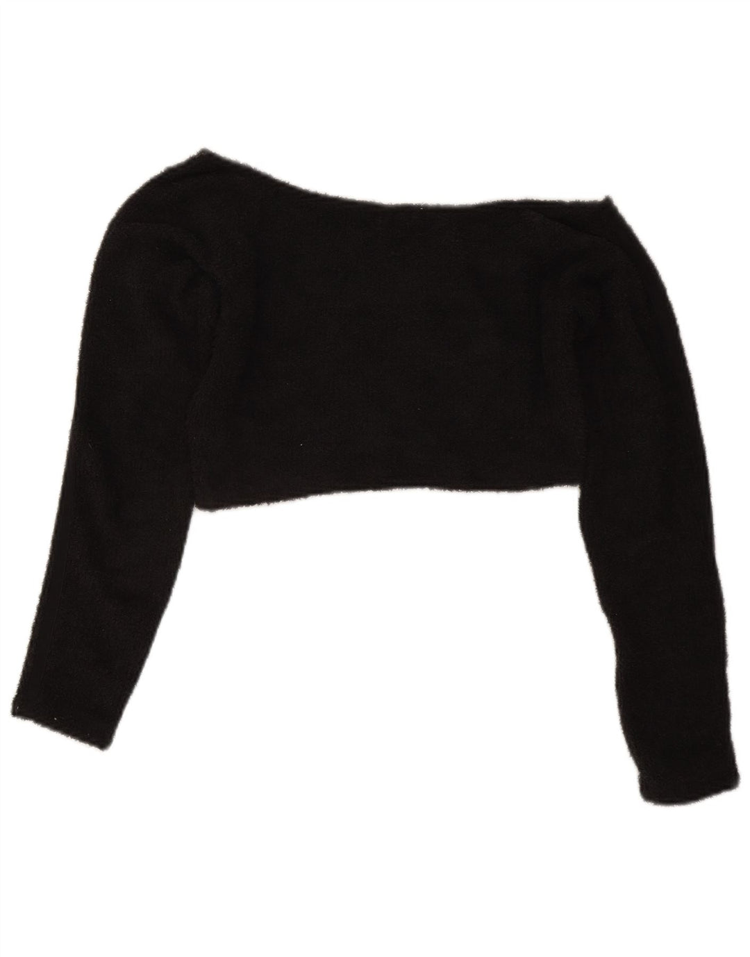 Crop Top din lână Adidas pentru femei UK 14 Poliester mediu negru