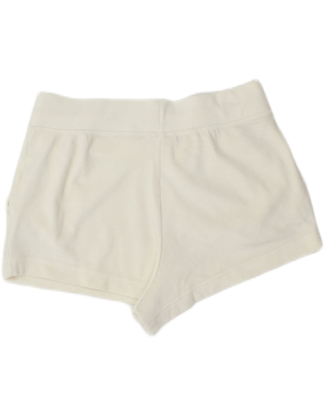 JUICY COUTURE Womens Sport Shorts UK 14 Large  White Polyester Vintage Juicy Couture and Second-Hand Juicy Couture from Messina Hembry 