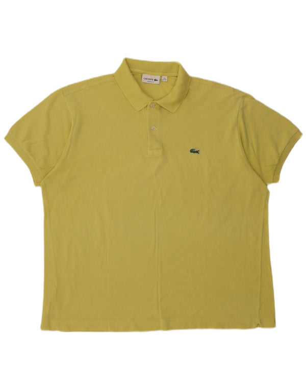 Tricou polo Lacoste Classic Fit pentru bărbați Mărimea 7 2XL Bumbac galben
