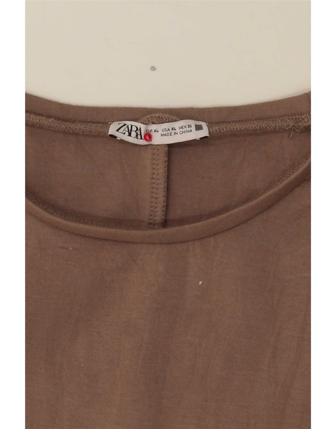 Bluză supradimensionată pentru femei Zara UK 18 XL maro