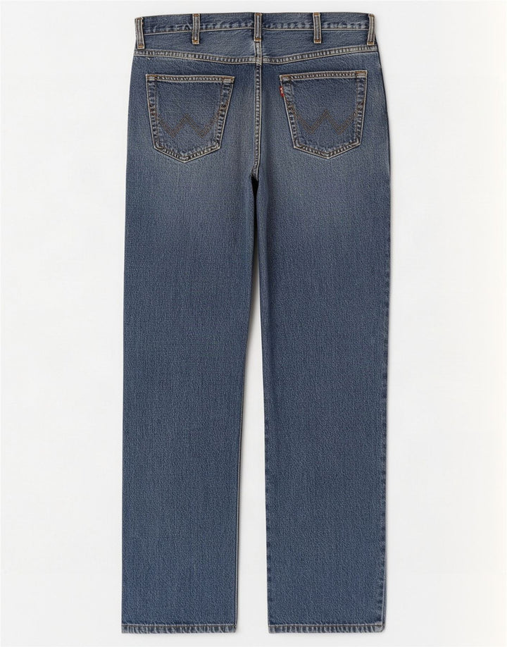 Blugi drepte pentru bărbați Wrangler Texas W36 L32 Bumbac albastru
