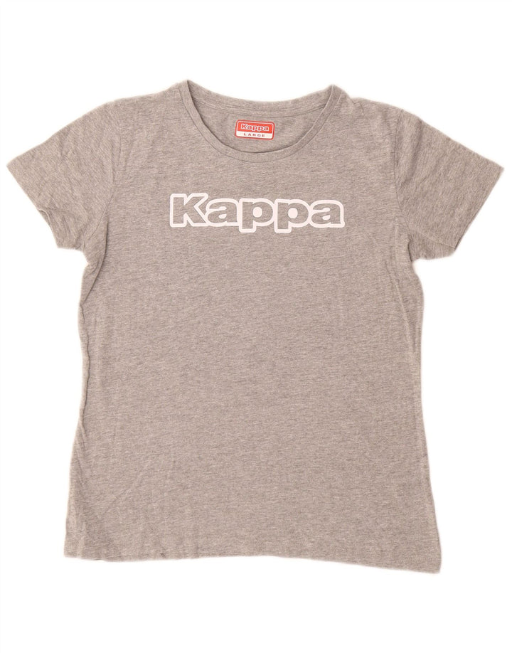 Tricou grafic KAPPA pentru femei Top UK 14 Large Gri