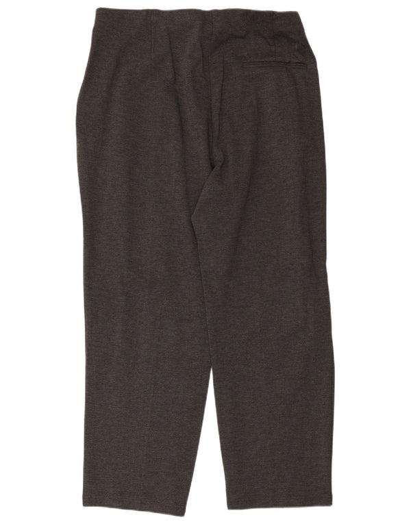 Pantaloni chino pentru femei cu talie înaltă Marks & Spencer UK 20 2XL W38 L27 gri