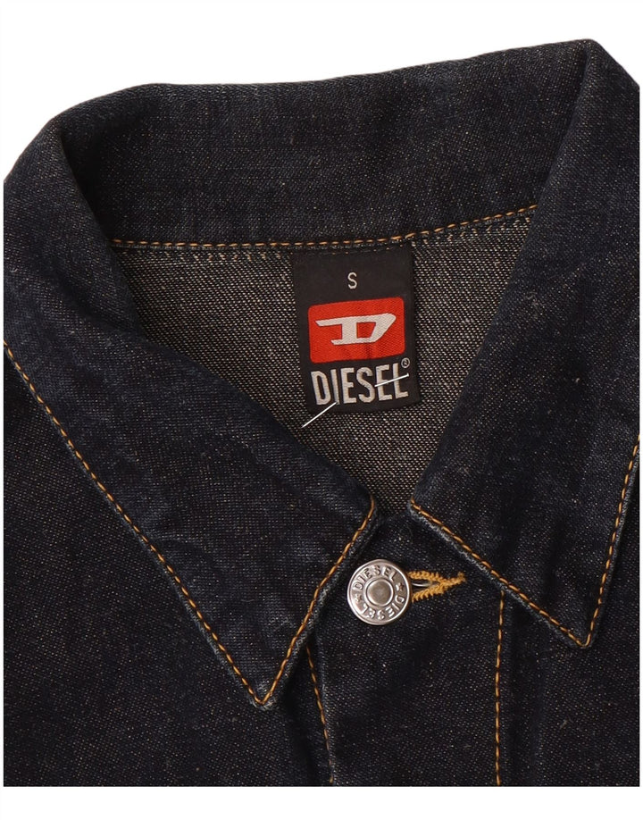 Jachetă de blugi crop pentru femei Diesel UK 10 Small, bleumarin, in