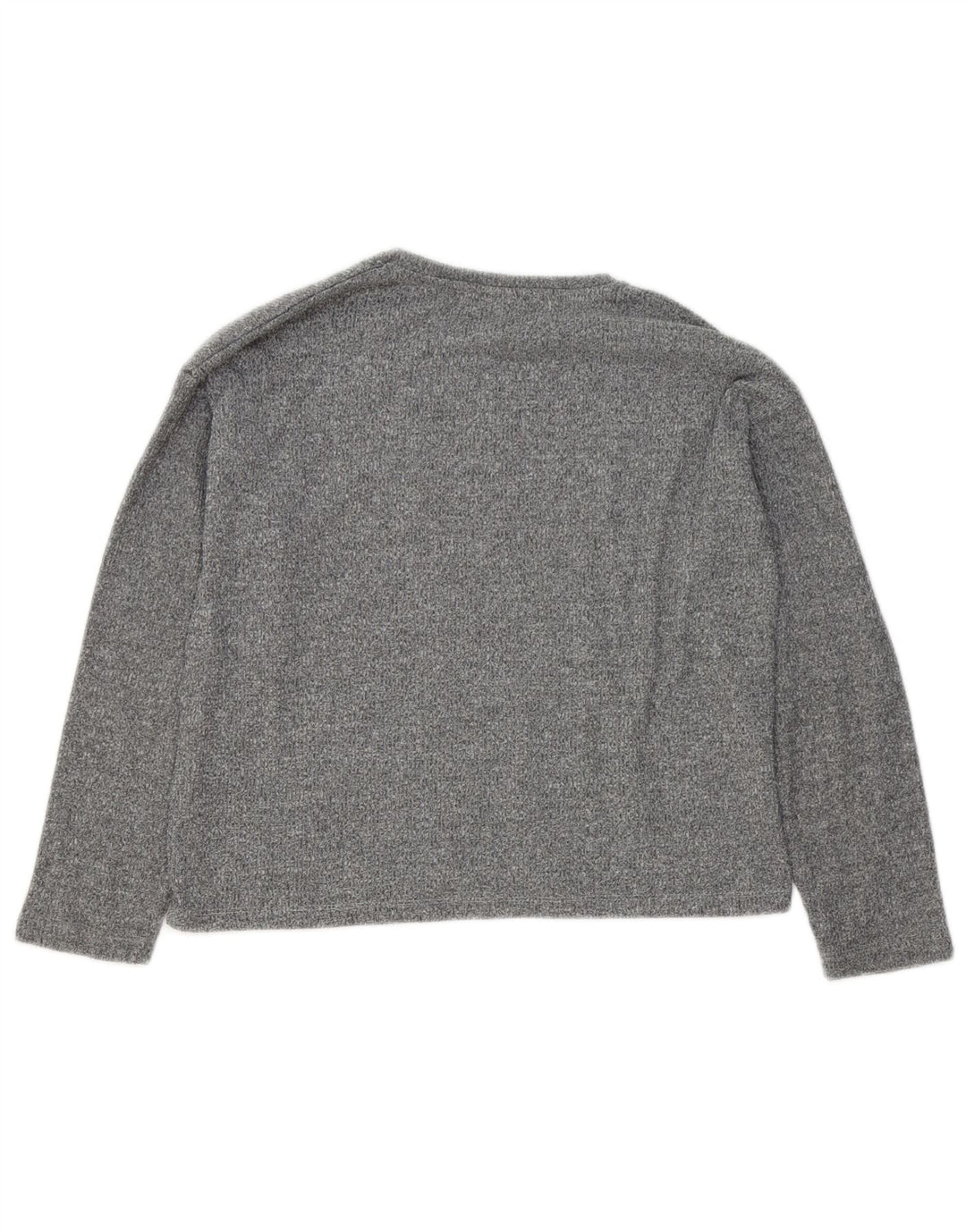 Zara Fete Top Grafic Maneca Lunga 11-12 Ani Gri Poliester