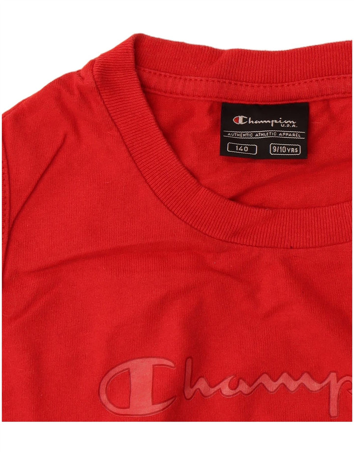Vesta grafică Champion Boys Top 9-10 ani, roșu