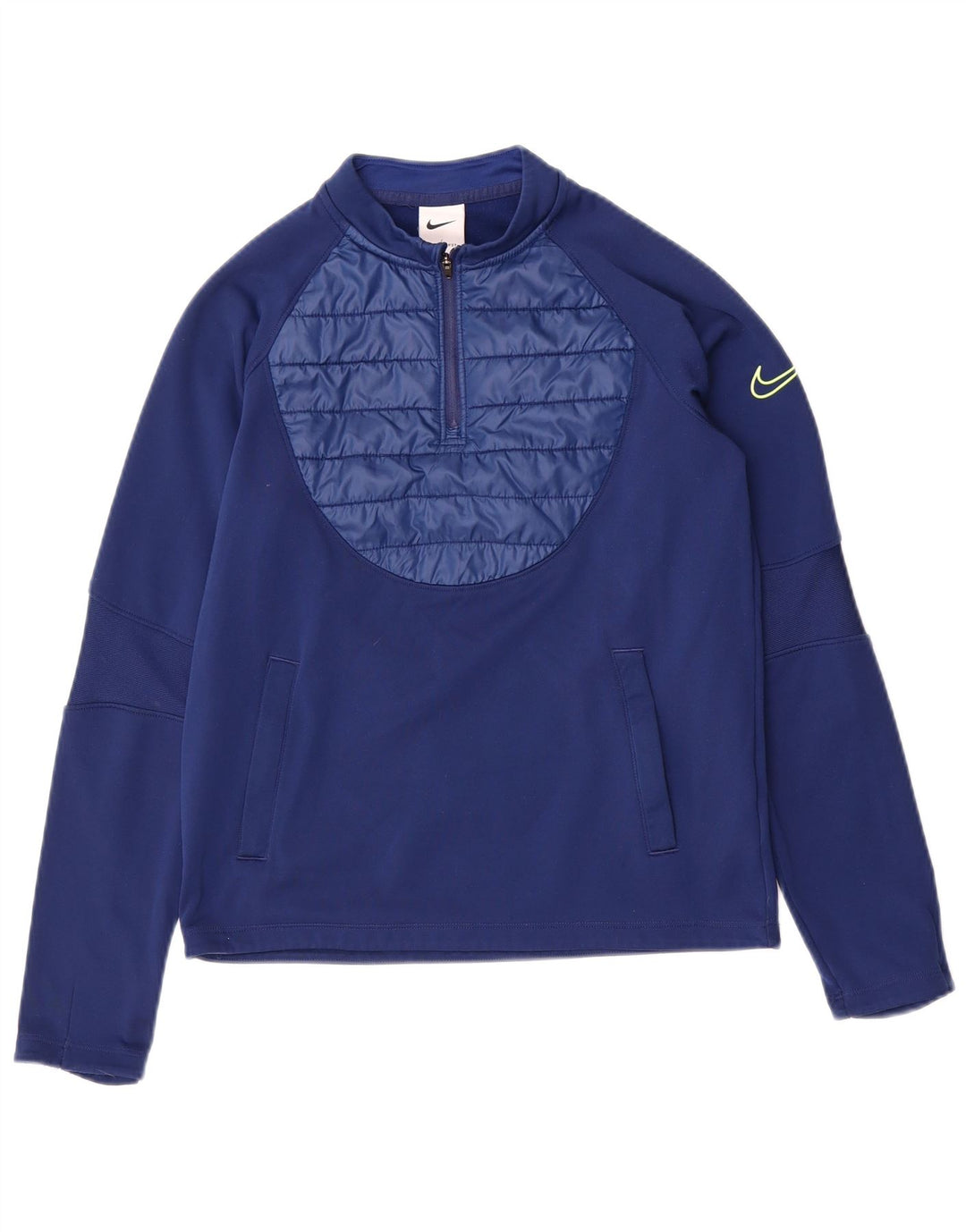Trening pentru băieți Therma-Fit Pullover Top 12-13 ani, mare, bleumarin