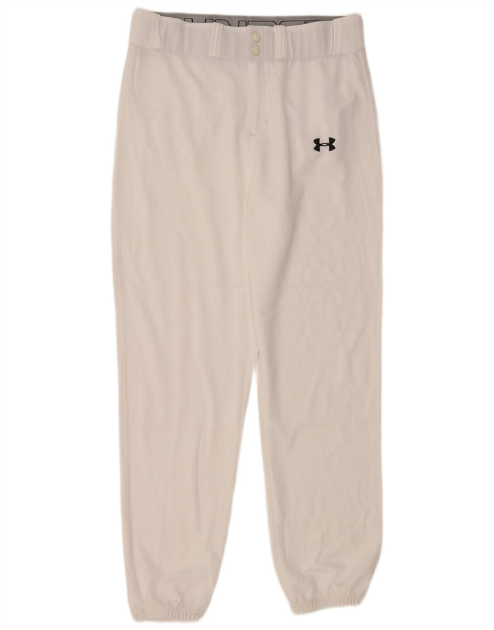 Pantaloni de jogging pentru bărbați UNDER ARMOUR Pantaloni casual mari W34 L30 alb