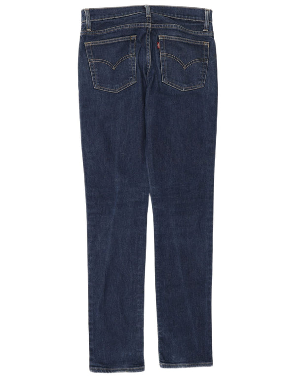 Blugi slim pentru femei Levi's W28 L34 bumbac bleumarin
