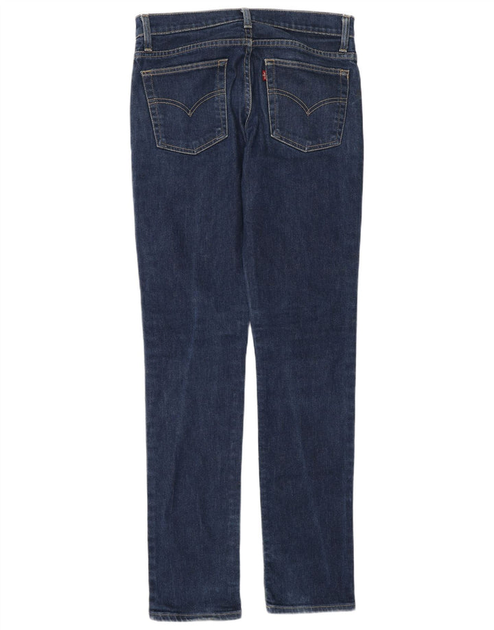 Blugi slim pentru femei Levi's W28 L34 bumbac bleumarin