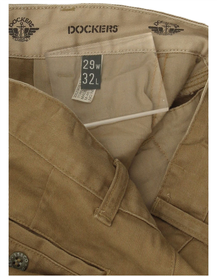 Pantaloni chino pentru bărbați Dockers Pegged W29 L29 Khaki Classic