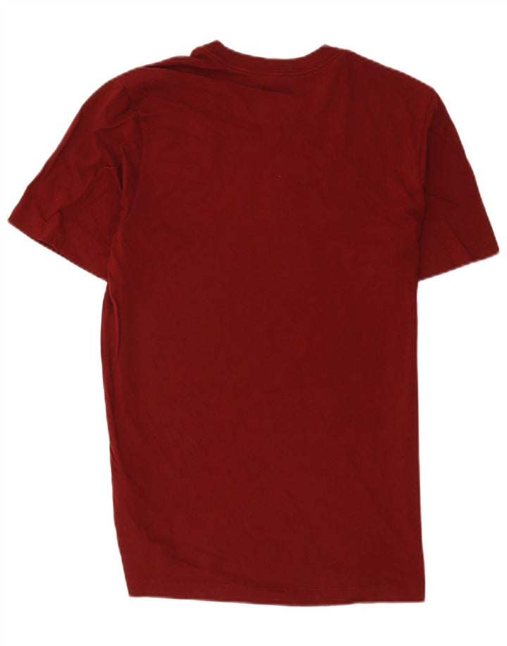 Tricou pentru bărbați Nike Top mic din bumbac burgundă