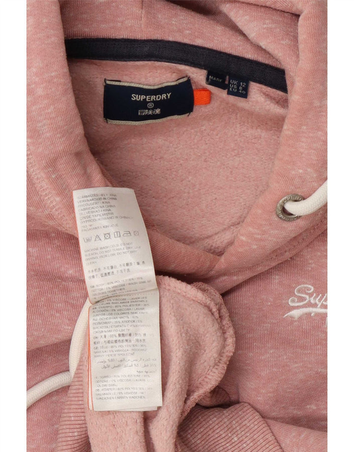 Pulover Superdry pentru damă, UK 12, poliester cu pături roz mediu