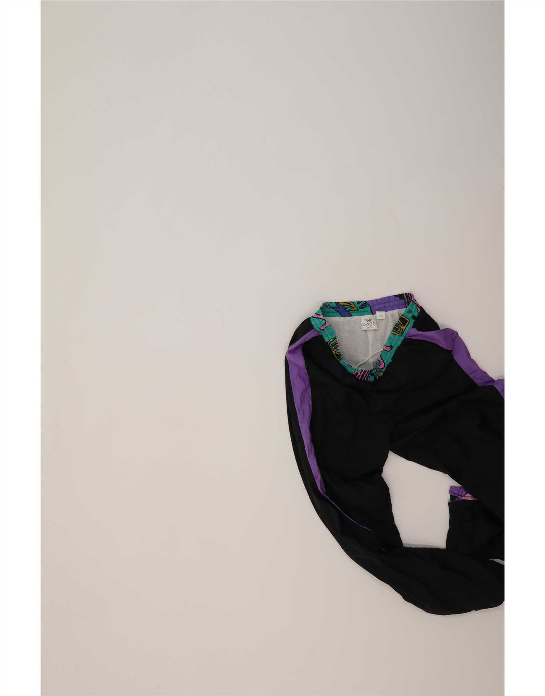 Dingo Pantaloni de trening pentru bărbați Joggeri mici, negru, color block
