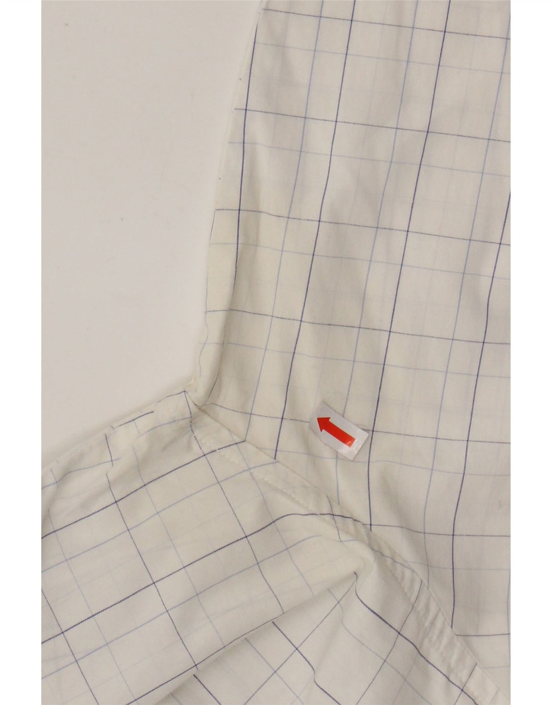 Cămașă pentru bărbați BENETTON XL, bumbac cu carouri albe