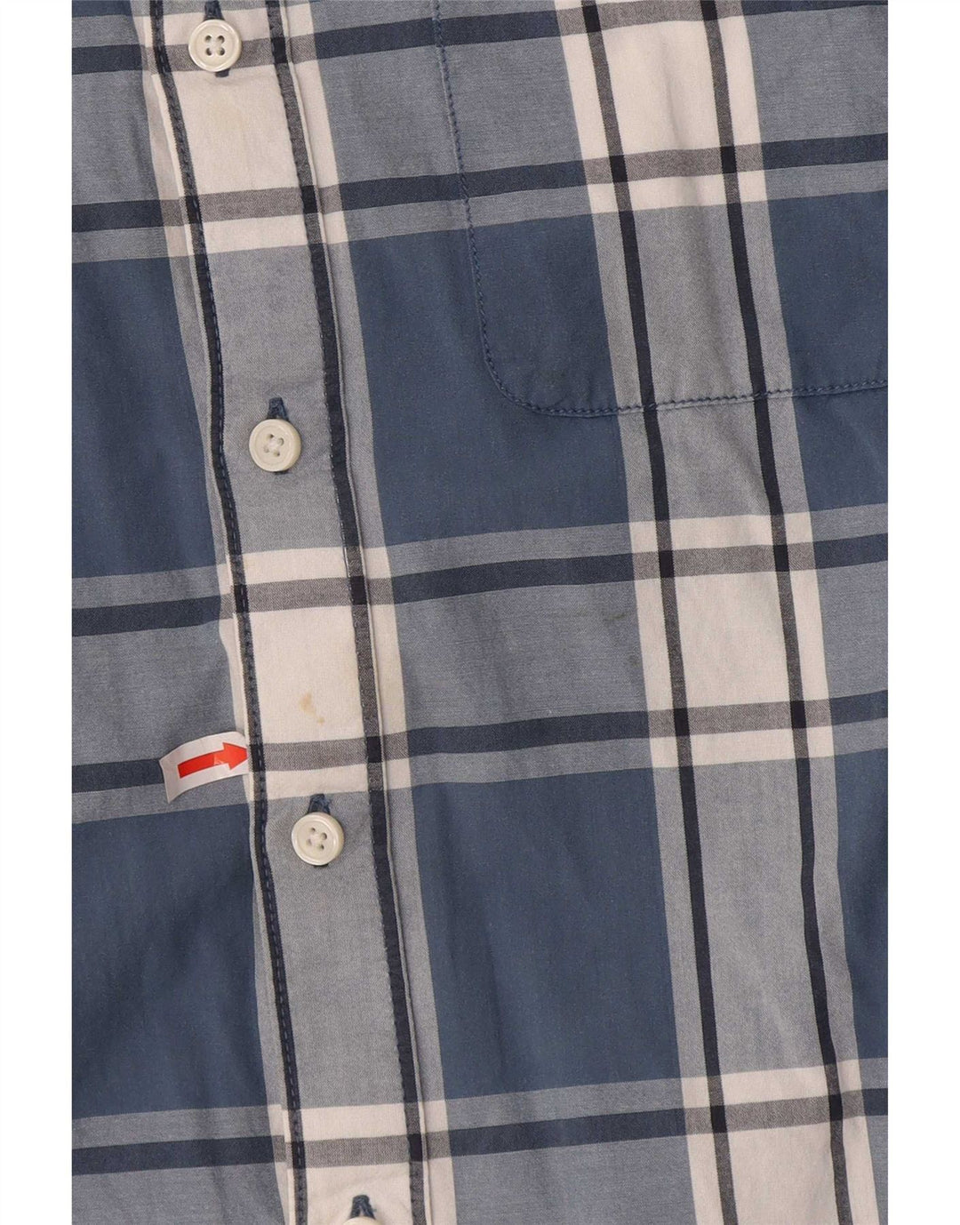 Cămașă cu mânecă scurtă pentru bărbați Vans Classic Fit XS Blue Check