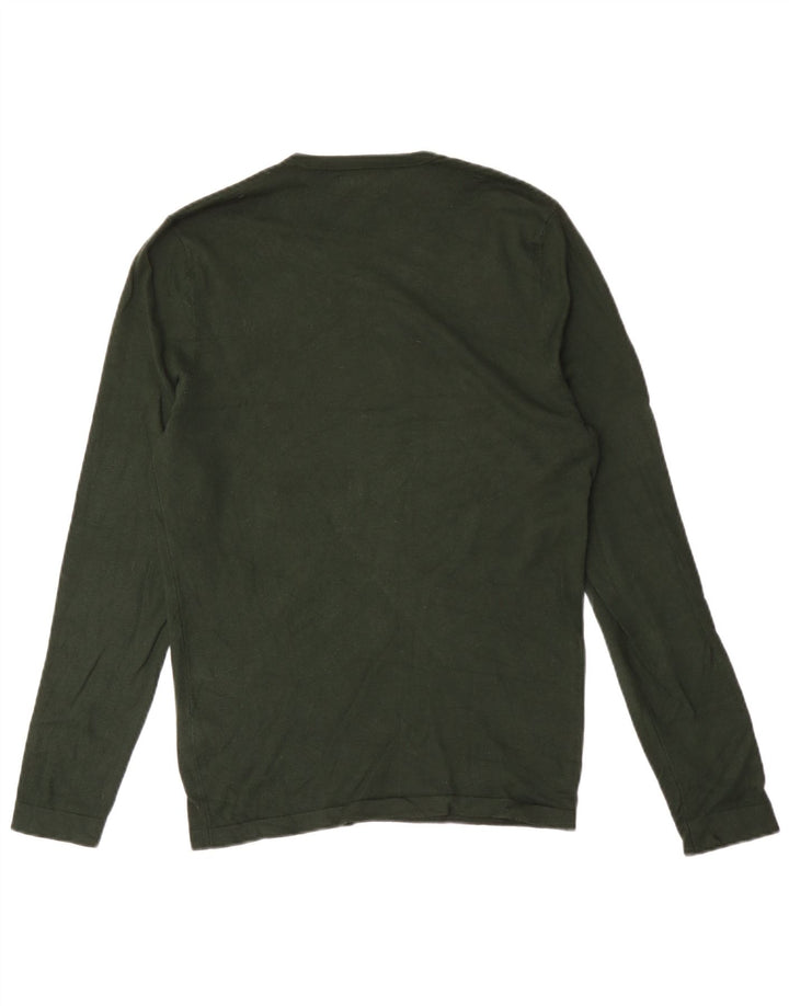 Top pentru bărbați Zara cu mânecă lungă, verde mic
