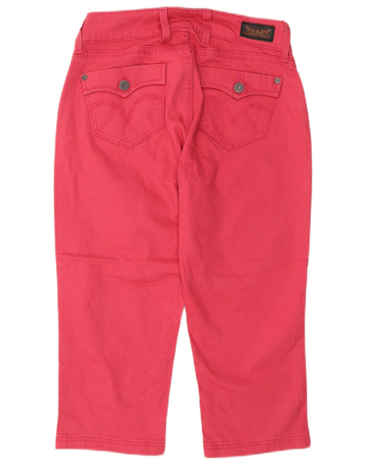 Blugi Capri pentru femei Levi's US 4 Small W27 L20 Pink Bumbac
