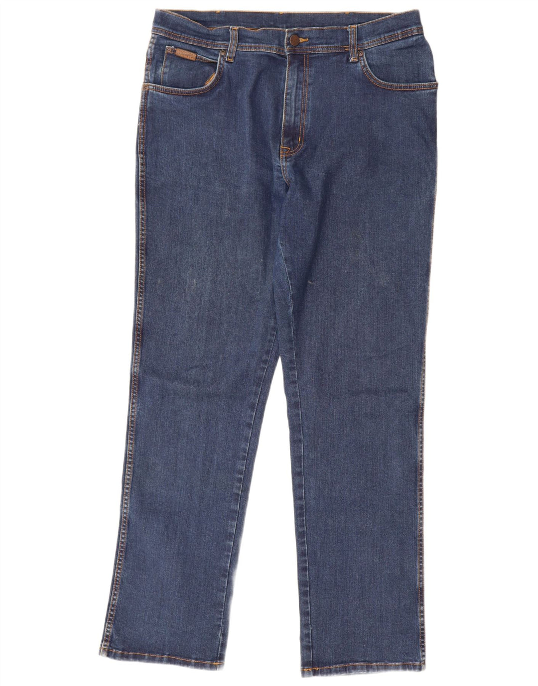 WRANGLER Blugi pentru bărbați Texas Stretch drepte W36 L34 Bumbac albastru