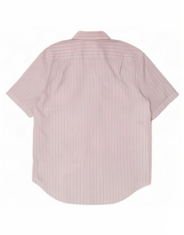 Marks & Spencer Mens Short Sleeve Shirt Size 17 1/2 44/45 XL White
