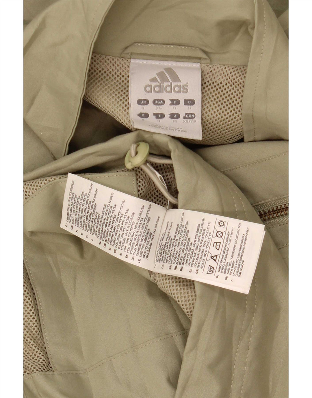 Jachetă Bomber pentru bărbați Adidas UK 36 Poliester verde mic